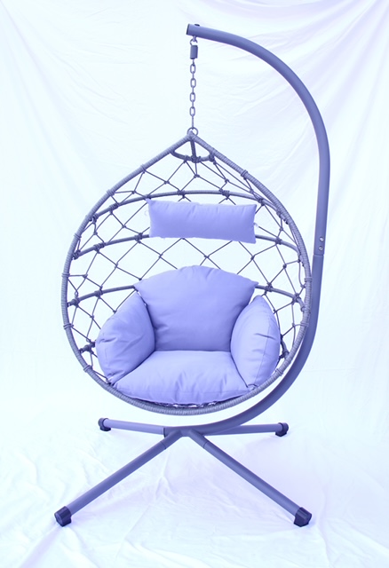 Cozy Deluxe Single Hanging rattan Egg Chair