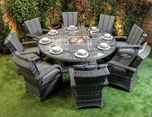Rattan Garden Furniture Es Uk - Round Garden Furniture Set With Fire Pit Philippines